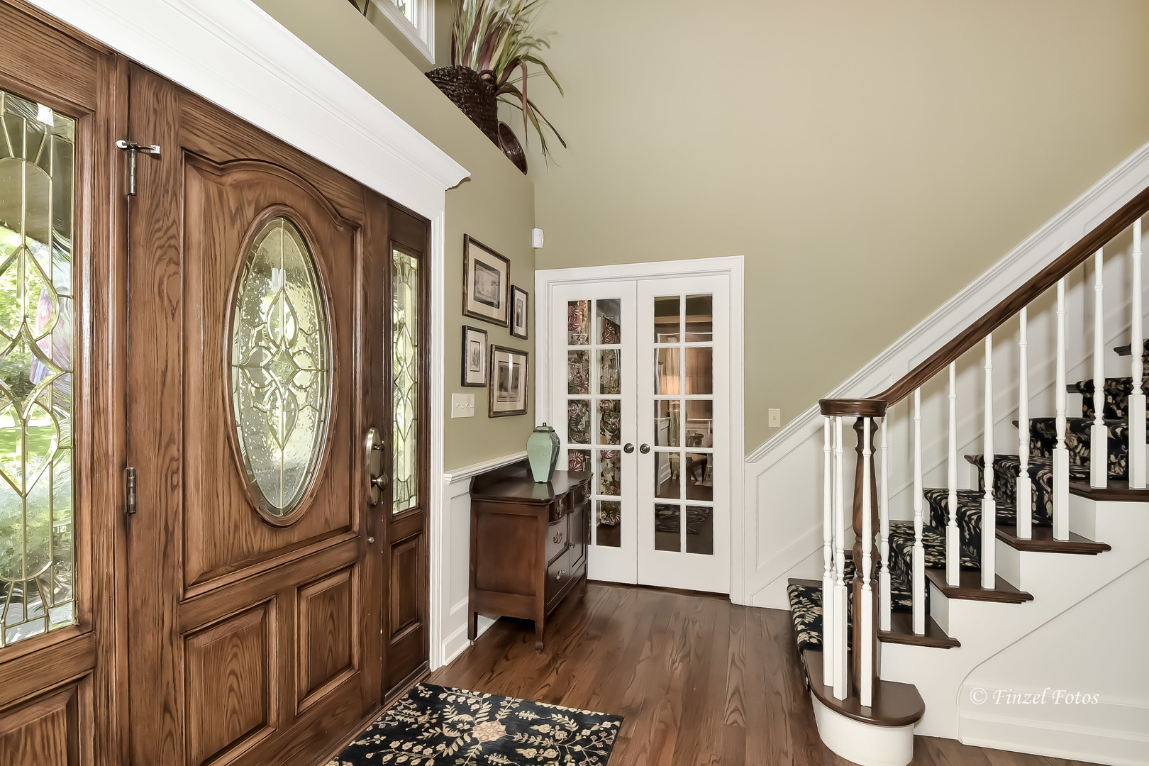 52 Bluff Road Trout Valley, IL 60013 - Photo 6 of 36 a view of an entryway with wooden floor and door