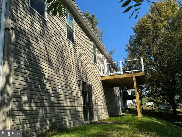 a view of a house with a deck