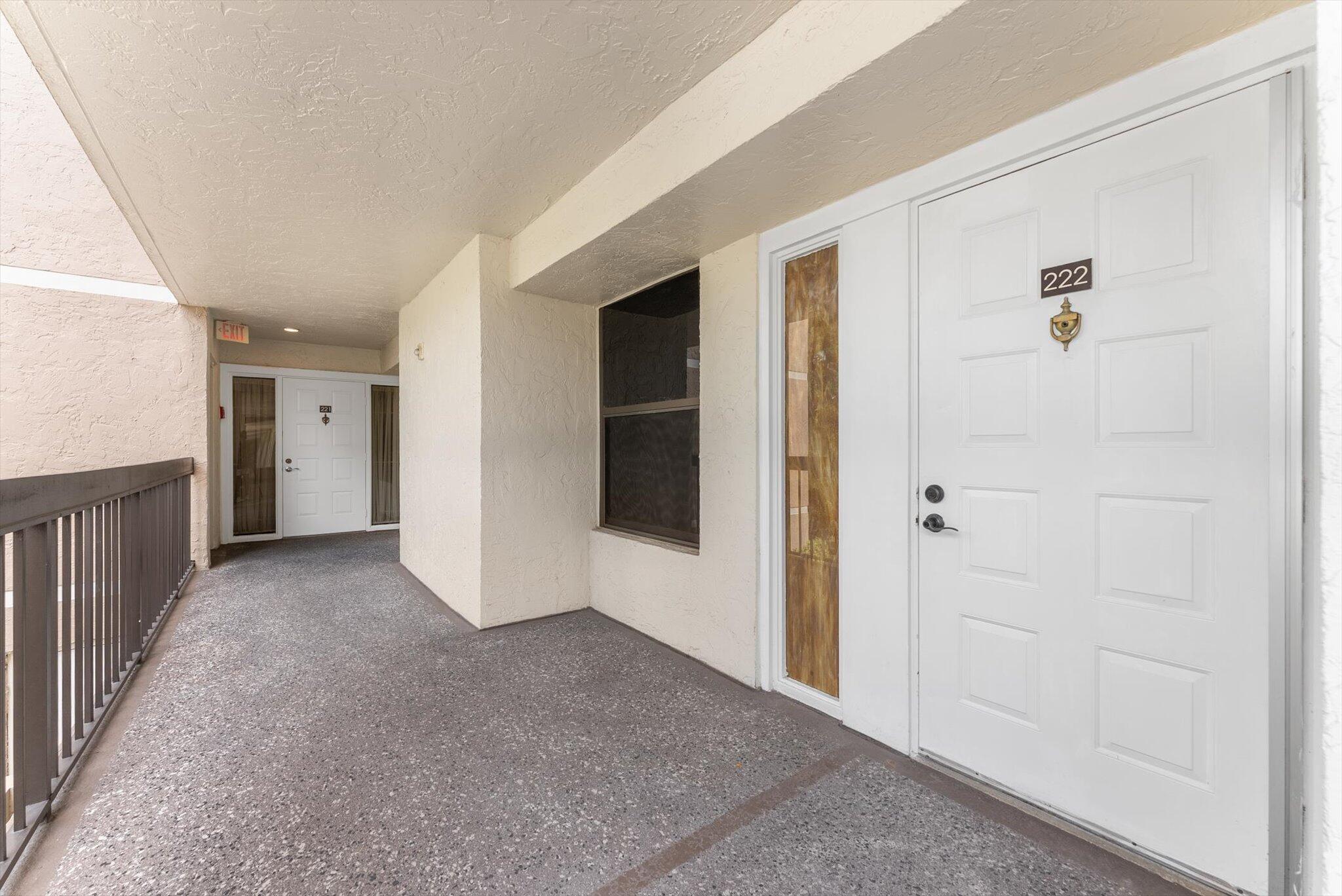 6562 Boca Del Mar Drive, Unit 222 Boca Raton, FL 33433 - Photo 22 of 39 a view of a hallway with an entryway