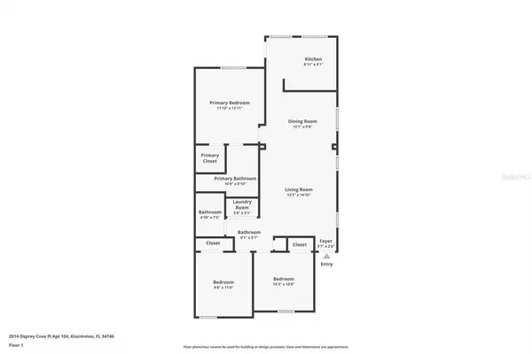 $210,000 | 2814 Osprey Cove Place, Unit 104, Kissimmee, FL 34746