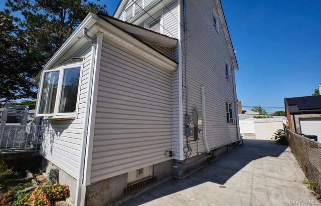 a view of a house with a patio