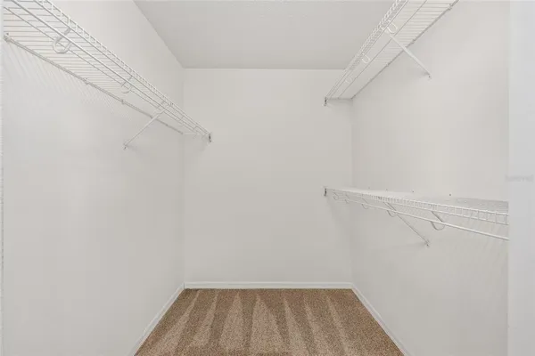 a view of a walk in closet