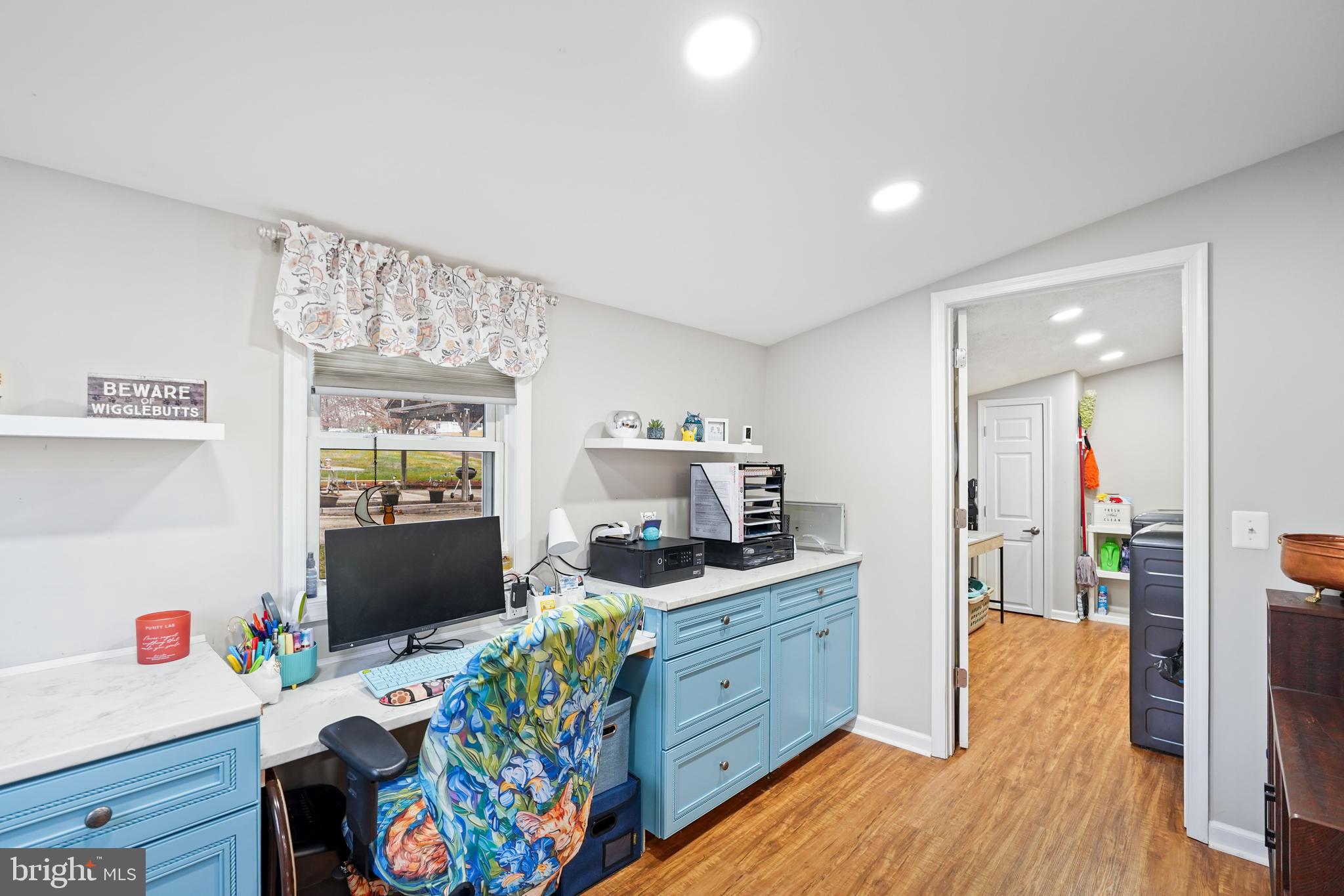 10012 Ellis Road Manassas, VA 20111 - Photo 38 of 54 a kitchen with a wooden floor and large windows