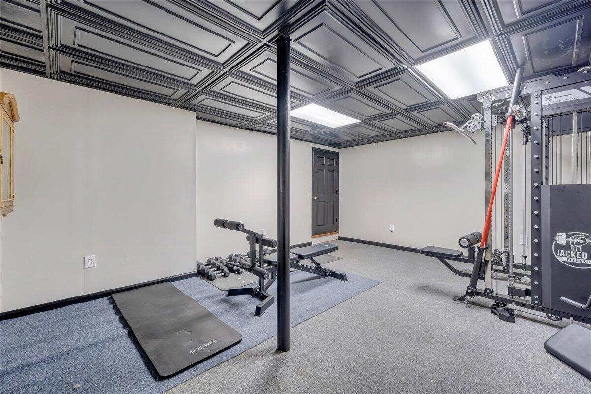290 Silver Shadow Road Hardy, VA 24101 - Photo 41 of 62 a view of a room with gym equipment