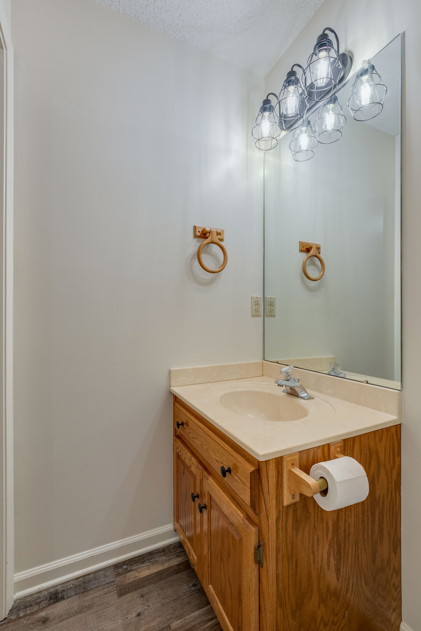 421 Ranch Road Portland, TN 37148 - Photo 18 of 38 a bathroom with a sink vanity and a mirror