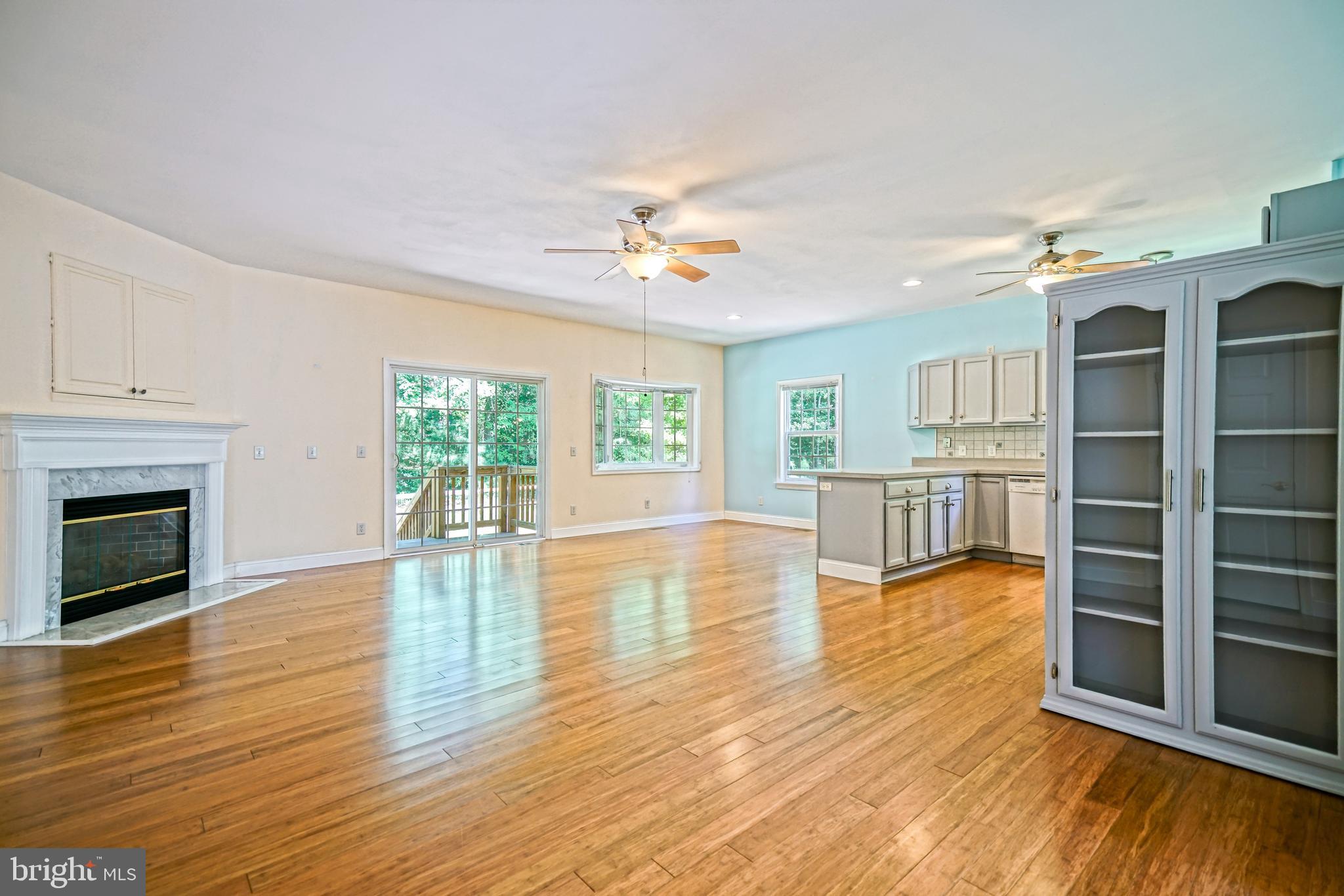 30869 Ridge Court Lewes, DE 19958 - Photo 4 of 42 an empty room with wooden floor and fireplace
