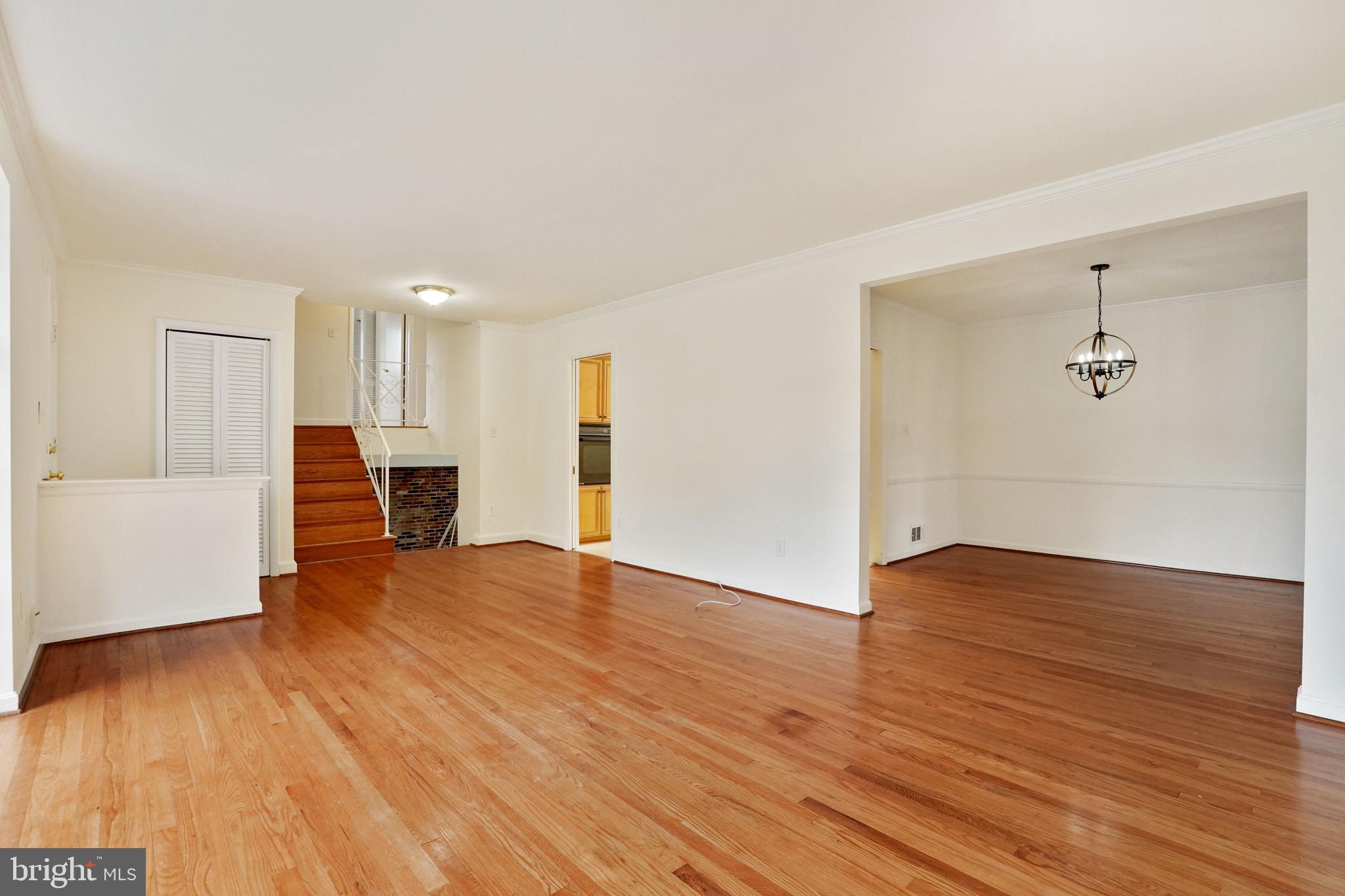 2911 Farm Road Alexandria, VA 22302 - Photo 4 of 35 a view of empty room with wooden floor