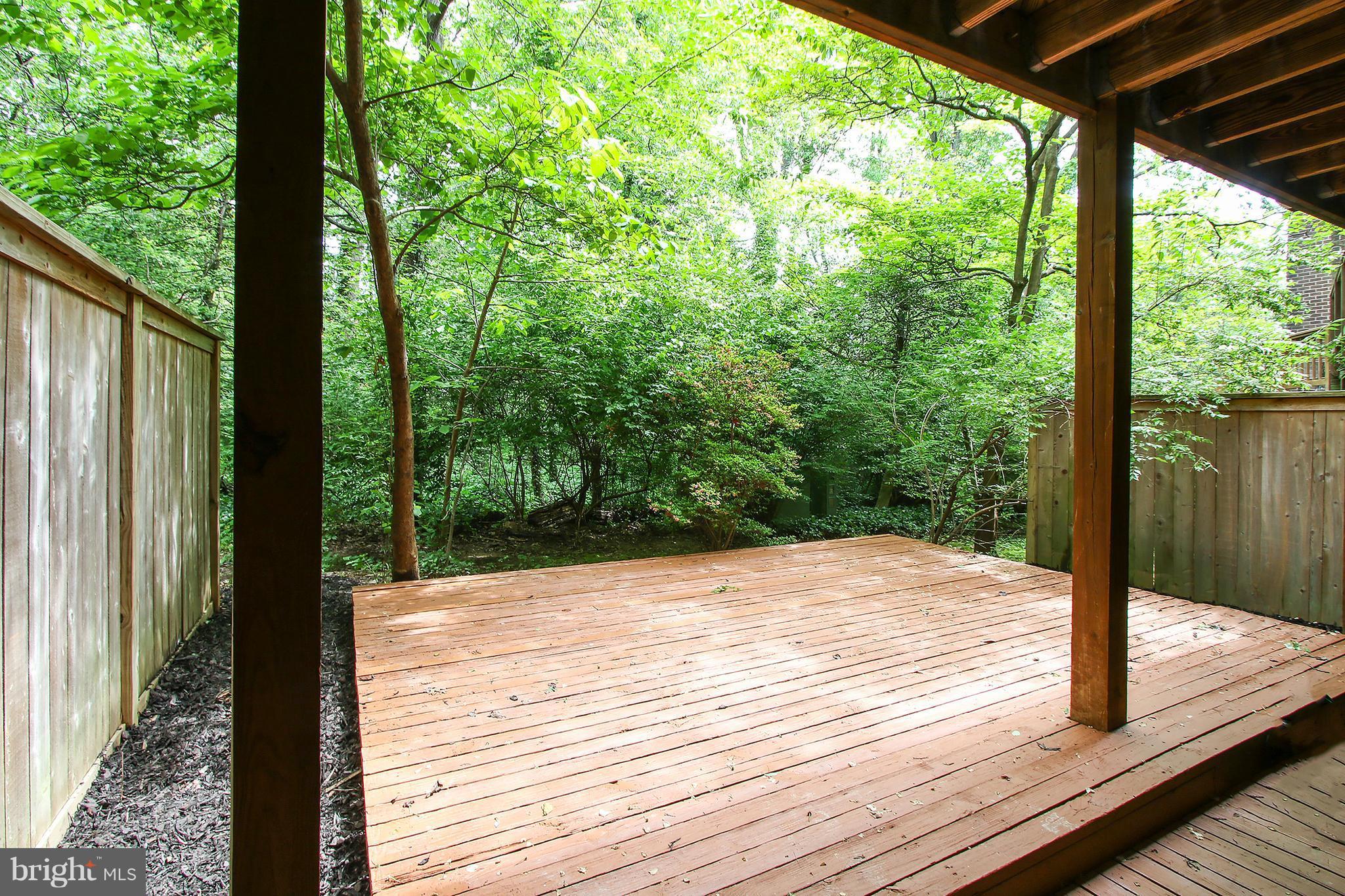 2033 Wethersfield Court Reston, VA 20191 - Photo 29 of 30 Lower Deck Backs to Trees