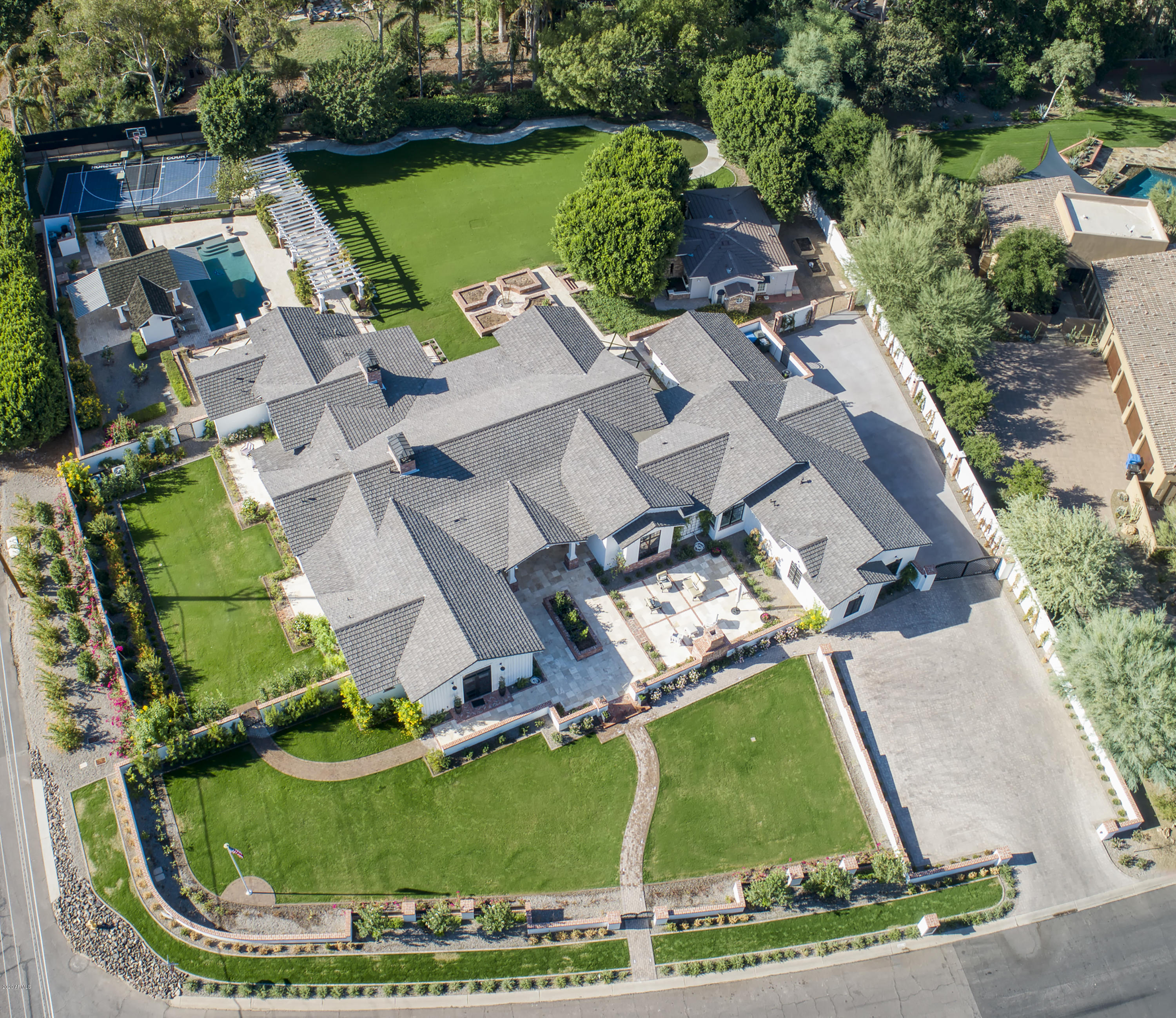 4971 East Palomino Road Phoenix, AZ 85018 - Photo 4 of 82 Aerial Front Birds Eye View