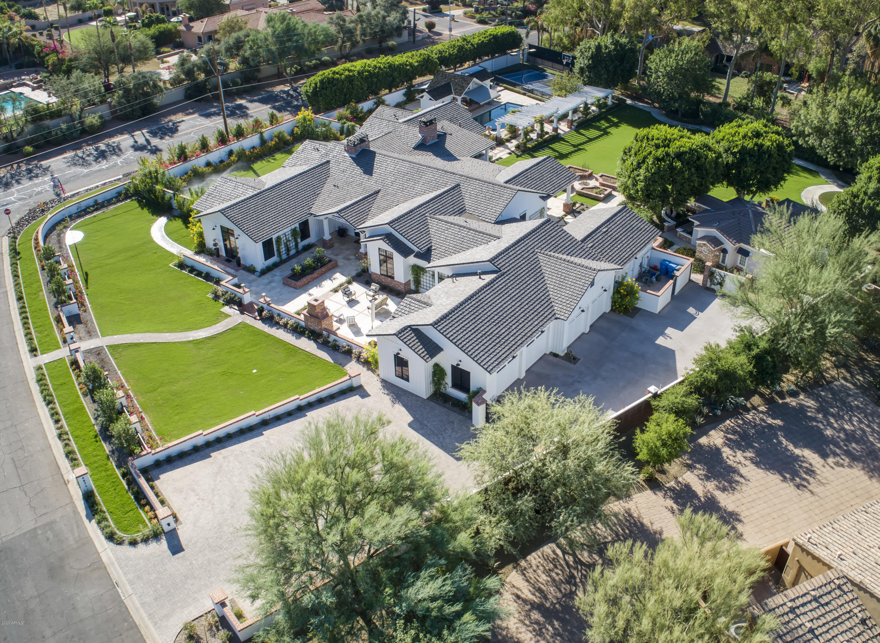4971 East Palomino Road Phoenix, AZ 85018 - Photo 7 of 82 Aerial Front Side View
