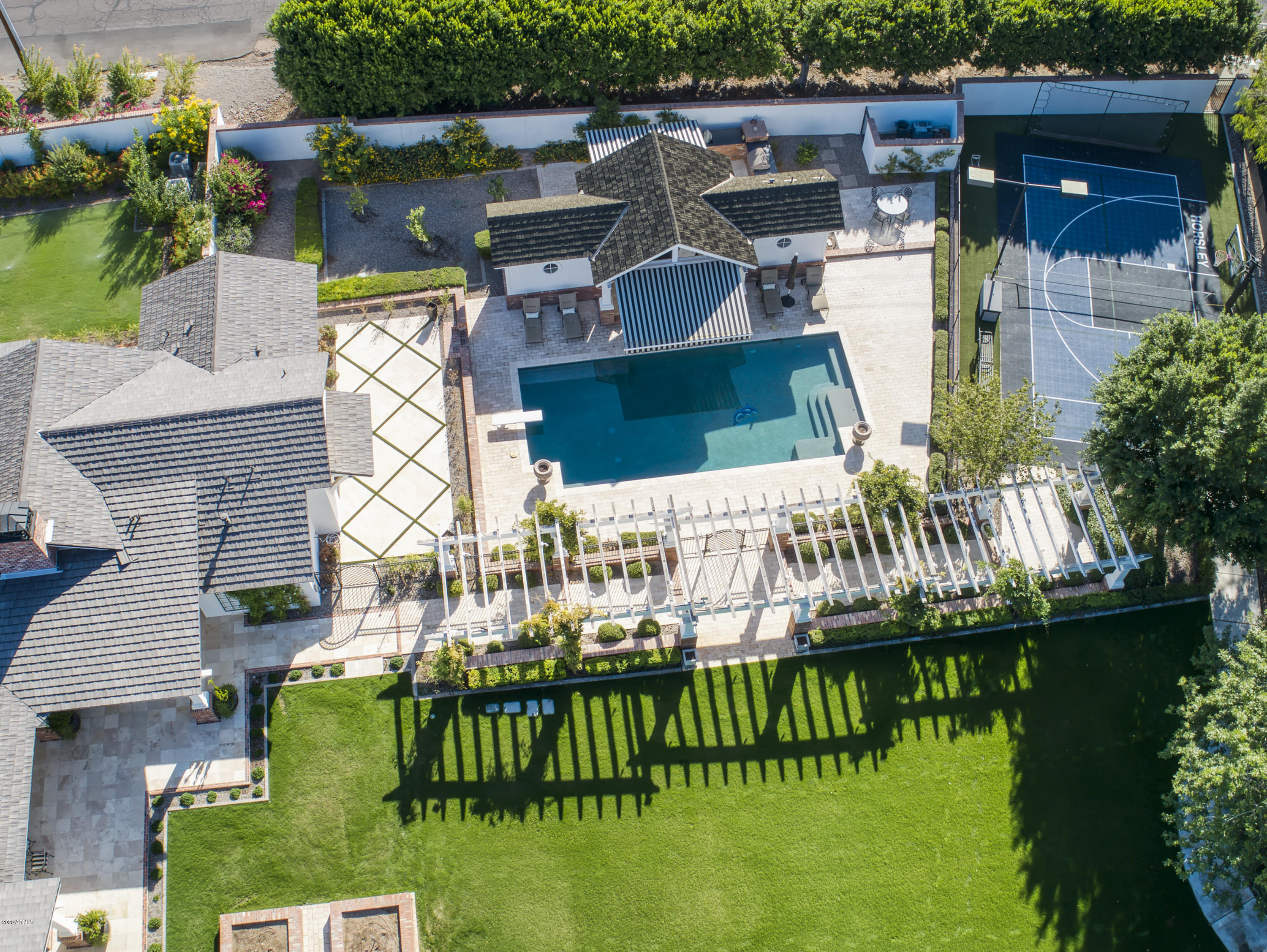 4971 East Palomino Road Phoenix, AZ 85018 - Photo 9 of 82 Aerial Poolside