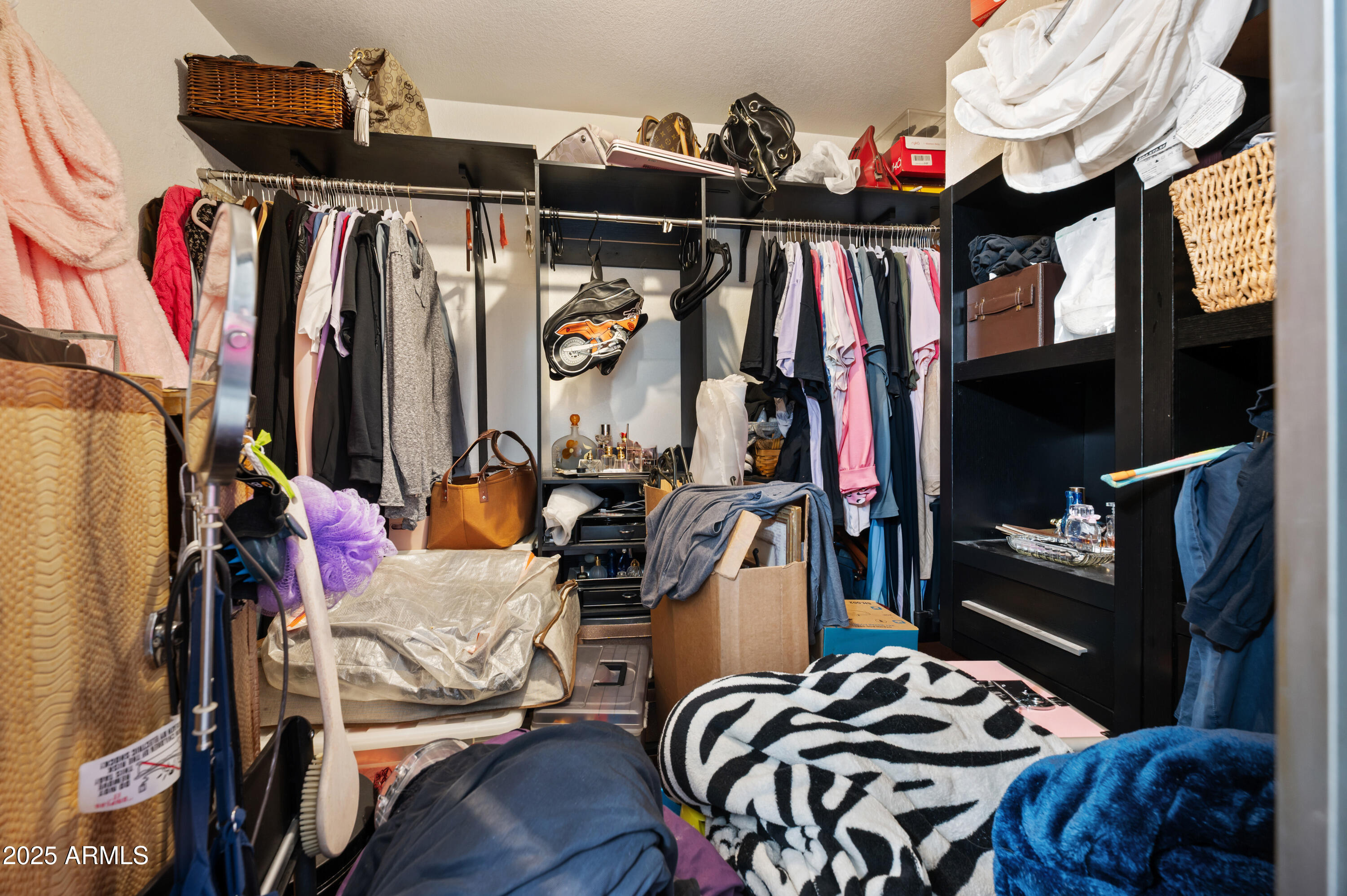 5518 East Lindstrom Lane, Unit 1011 Mesa, AZ 85215 - Photo 21 of 32 a view of walk in closet with clothes and shoes