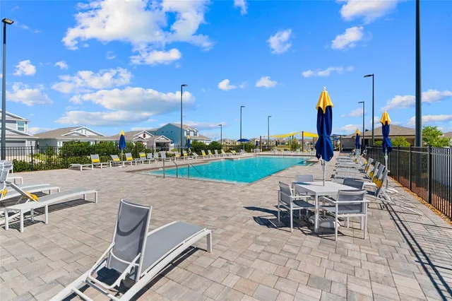 a view of a patio with a patio