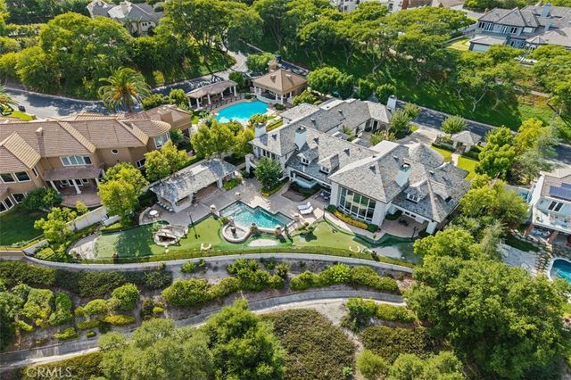a view of a grassy area with an trees