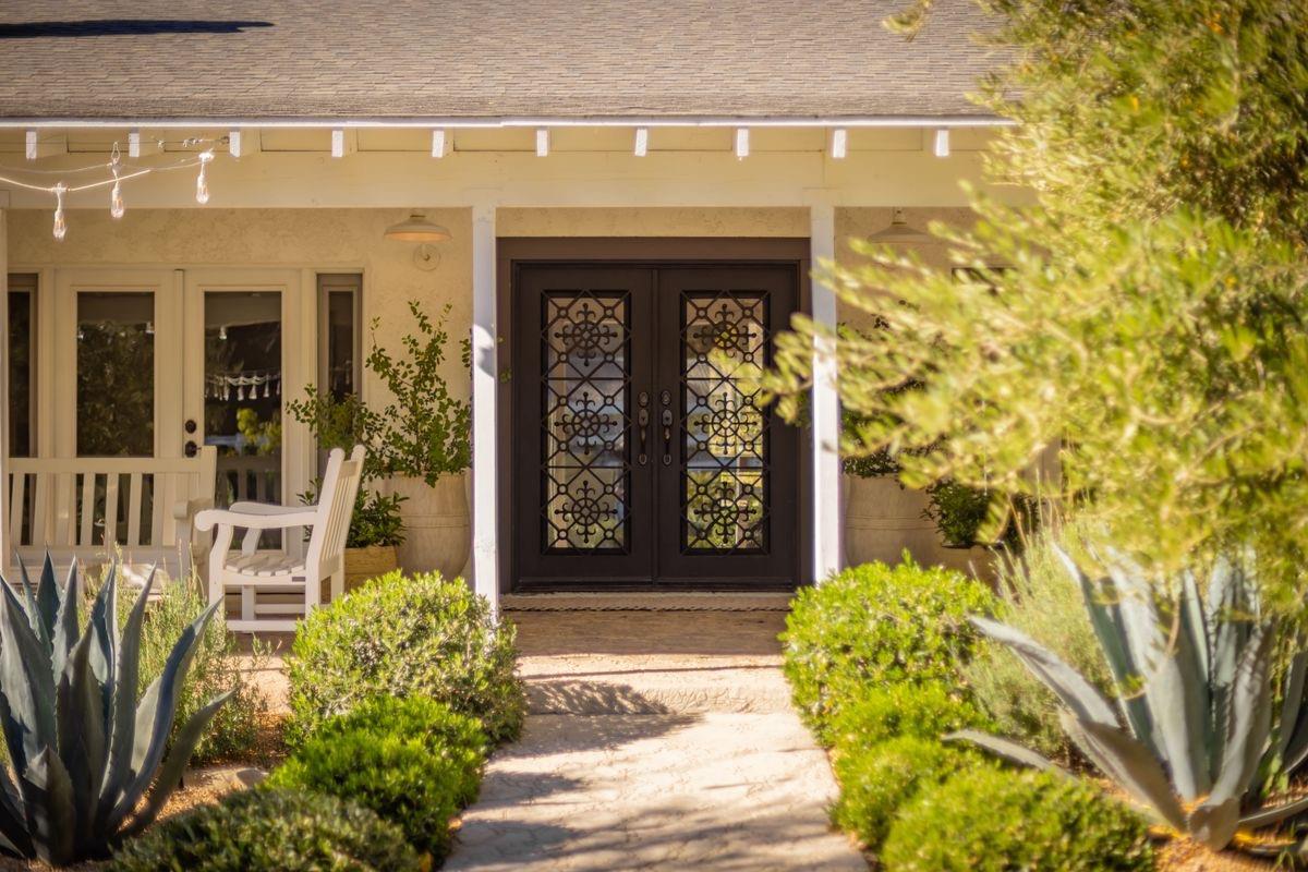 930 Fairview Road Ojai, CA 93023 - Photo 2 of 30 a front view of a house with a yard