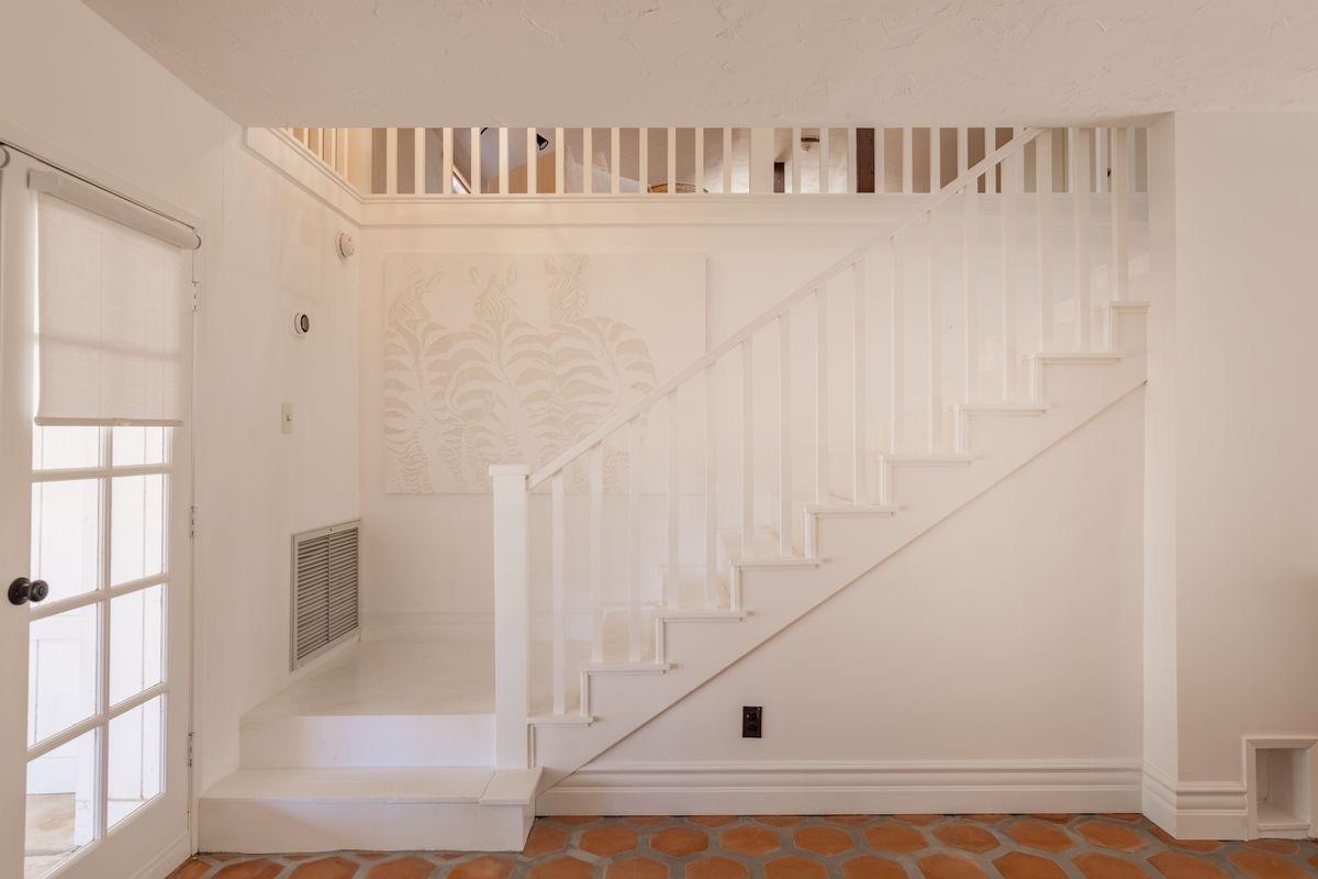 930 Fairview Road Ojai, CA 93023 - Photo 23 of 30 a view of wooden floor and entryway in a white building