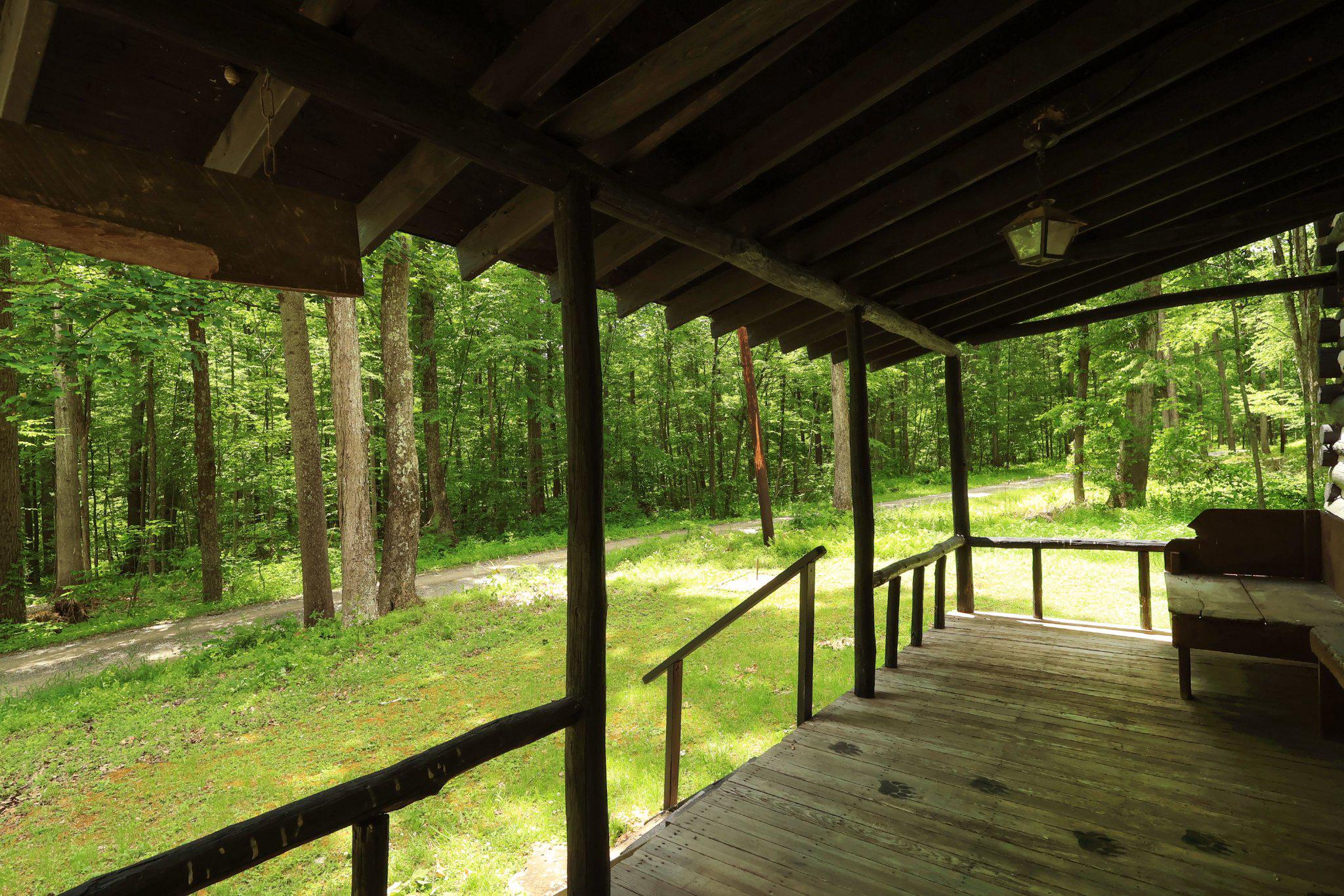 4464 Tram Road Spruce Creek, PA 16683 - Photo 7 of 53 a view of porch with a swimming pool
