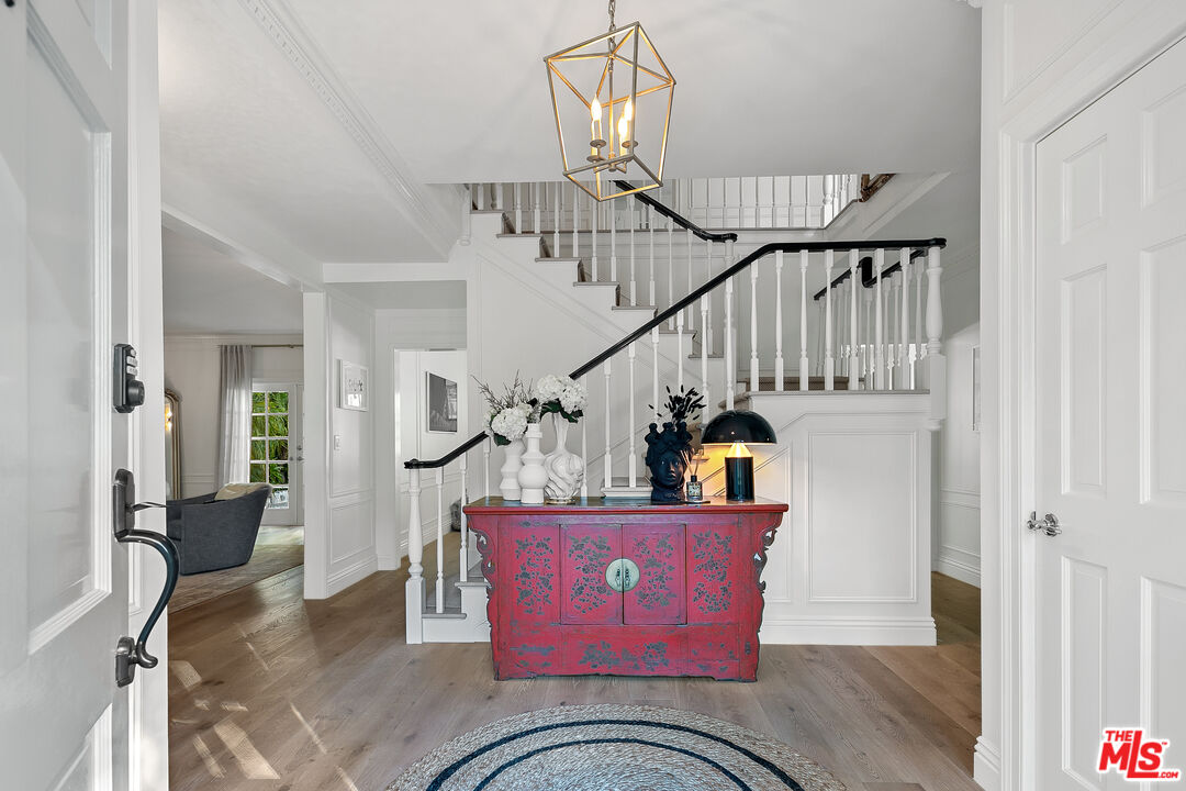 3228 Berry Drive Studio City, CA 91604 - Photo 5 of 40 a view of entryway and hall with wooden floor