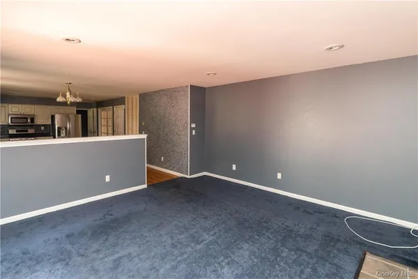 a view of an empty room