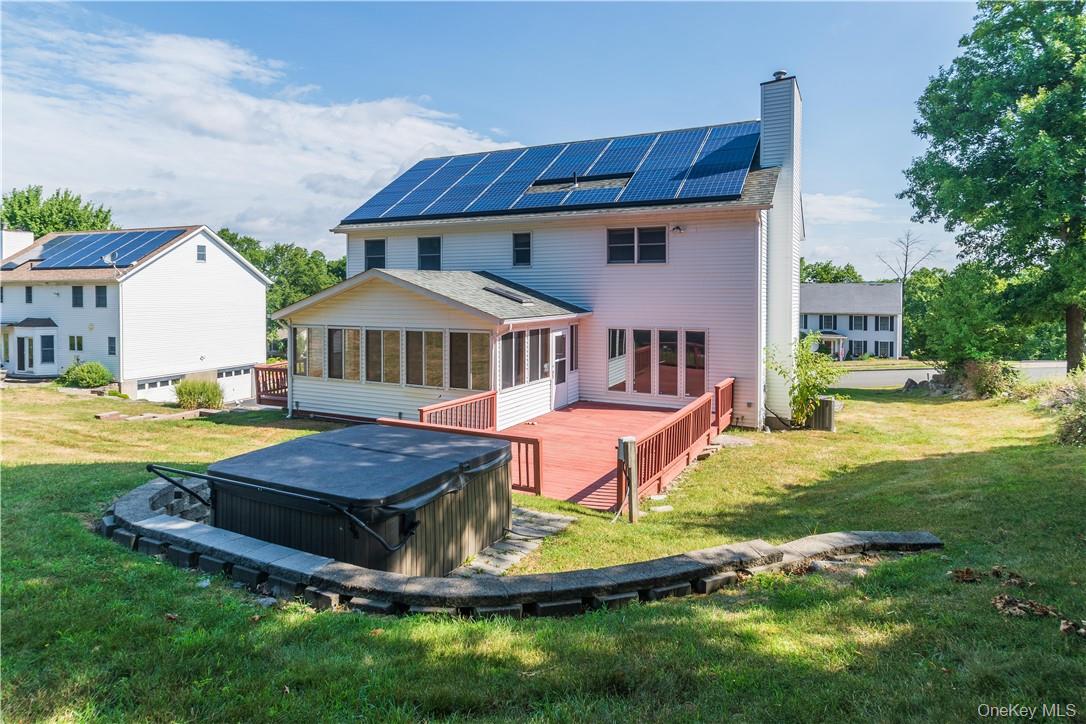 11 Peterson Road Monroe, NY 10950 - Photo 28 of 28 a aerial view of a house with swimming pool and porch