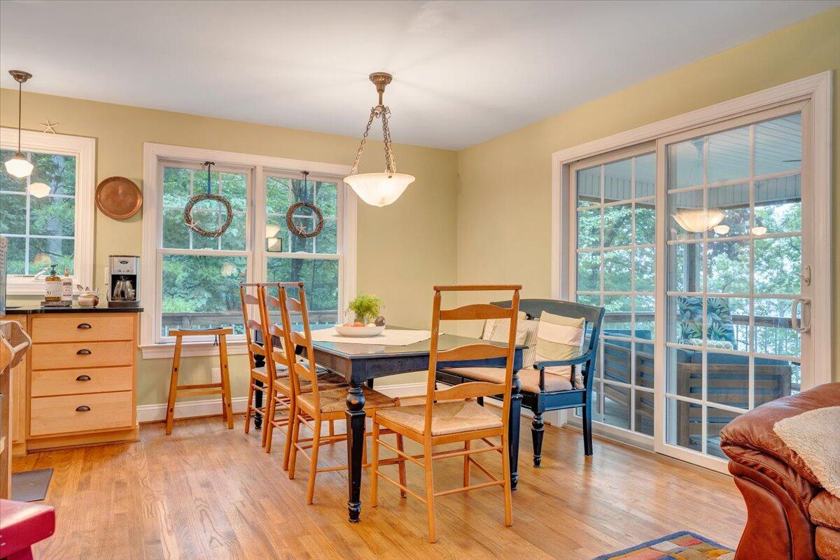932 Clear Pointe Run Lynch Station, VA 24571 - Photo 21 of 154 a view of a dining room with furniture window and outside view