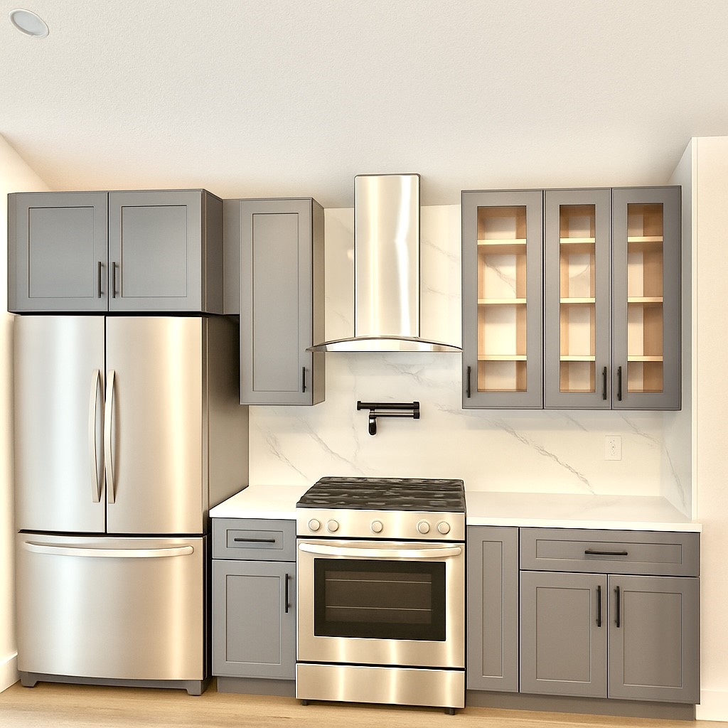 17307 Eden Court Spring, TX 77379 - Photo 19 of 43 a kitchen with a refrigerator stove and sink