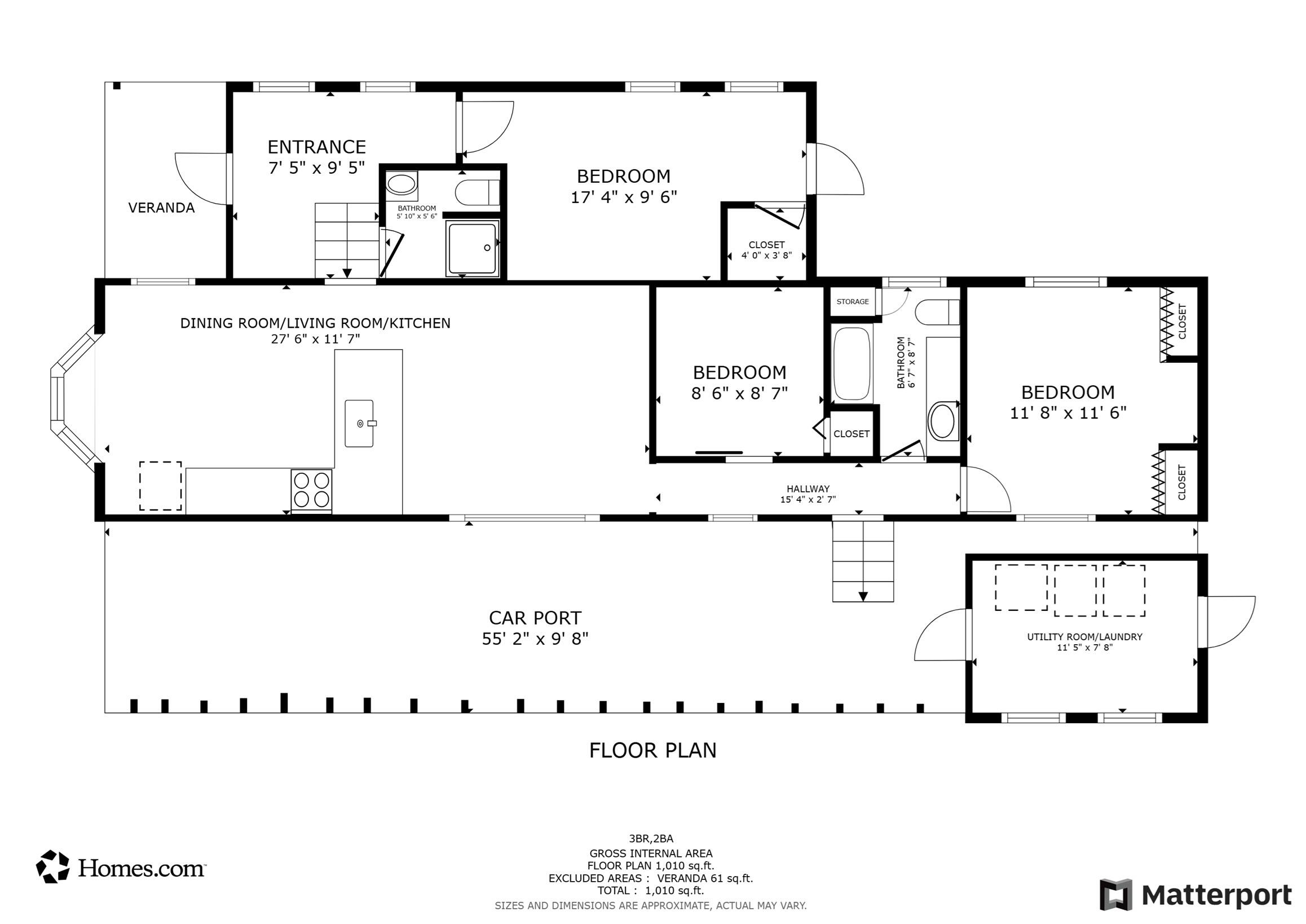 2531 Chatham Way Northeast Palm Bay, FL 32905 - Photo 2 of 28 a picture of a bathroom with a sink