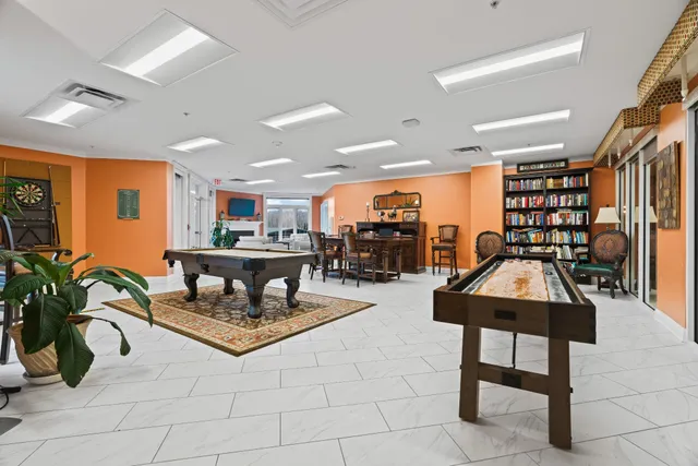 a view of lake with sunset