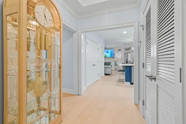 a kitchen with stainless steel appliances refrigerator stove microwave and cabinets