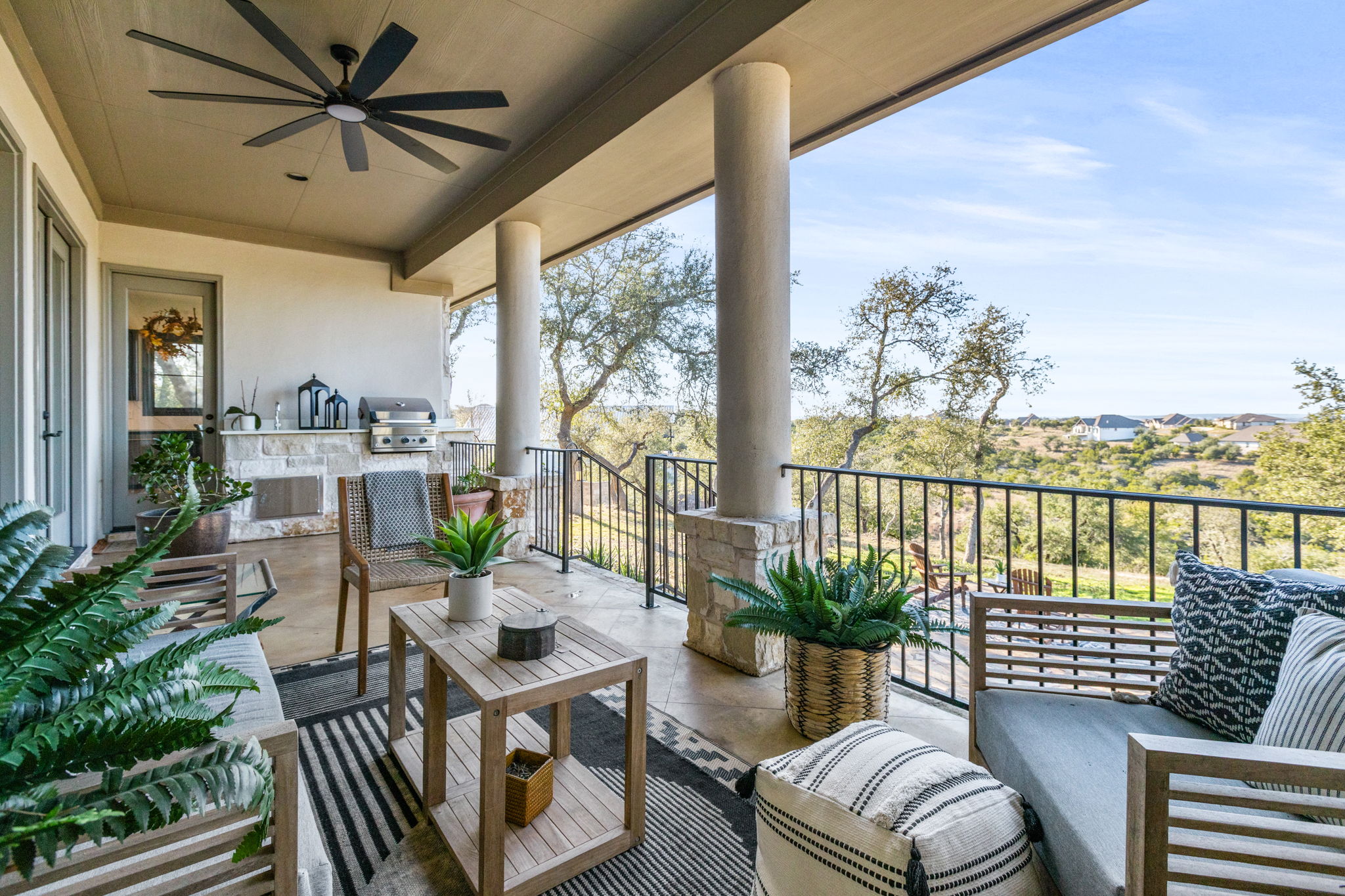 447 Winning Colors Austin, TX 78737 - Photo 27 of 40 Terrific covered Back Patio -- a wonderful spot to enjoy the views, rain or shine.