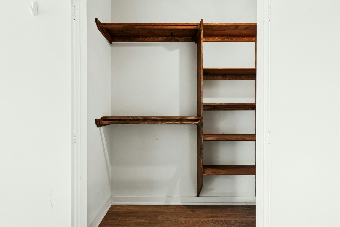 1900 Barton Springs Road, Unit 4004 Austin, TX 78704 - Photo 14 of 19 a view of walk in closet with empty racks