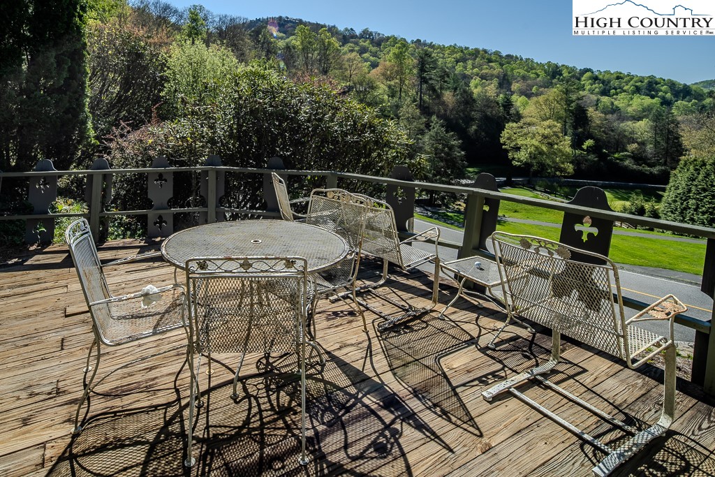 122 Hornbeam Road Boone, NC 28607 - Photo 19 of 28 a view of a chairs and table on the terrace