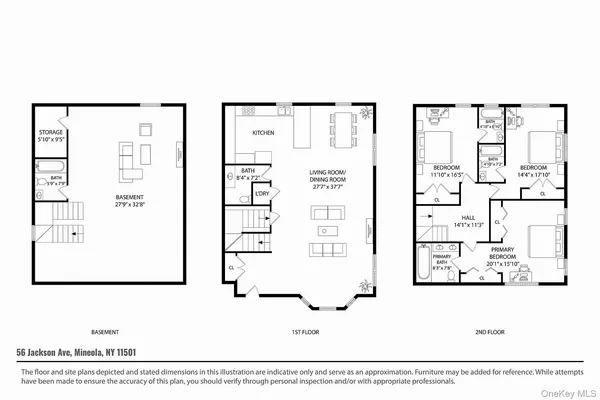 $4,800 | 56 Jackson Avenue, Unit 1, Mineola, NY 11501