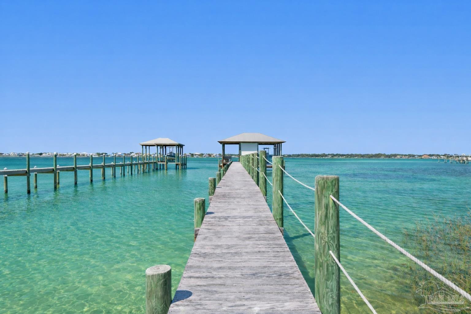 14520 River Road Perdido Key, FL 32507 - Photo 10 of 48 a view of a lake with a big yard