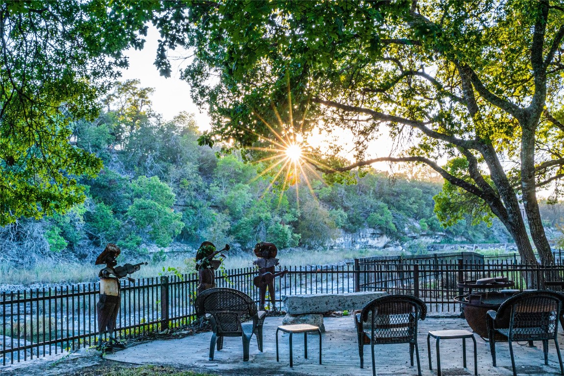 556 Cliff View-lot 53 Loop Harper, TX 78631 - Photo 25 of 40 a view of a balcony with furniture