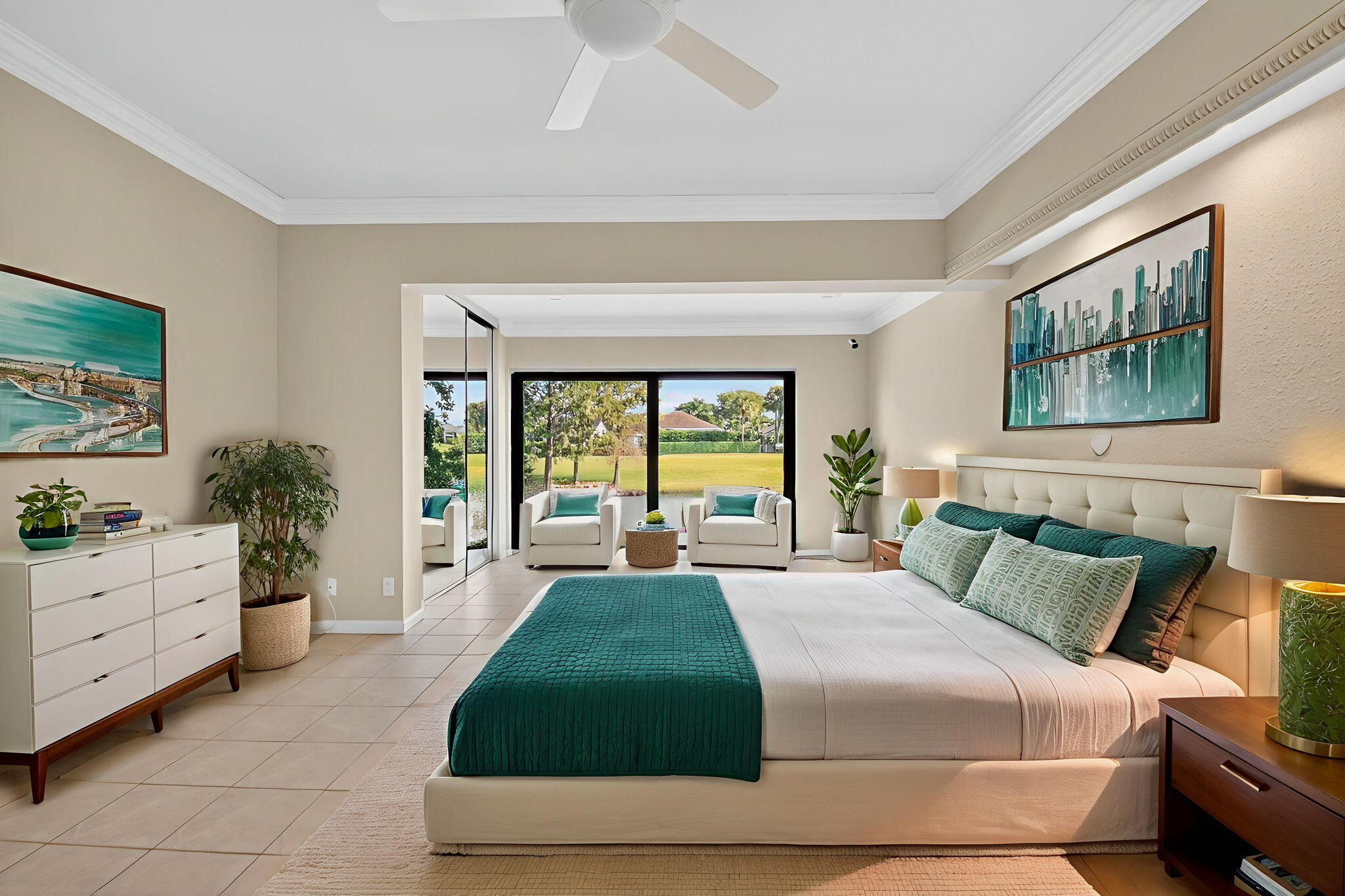 900 Greensward Lane, Unit 101G Delray Beach, FL 33445 - Photo 21 of 62 Primary with Sitting Area