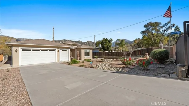a view of a house with a patio