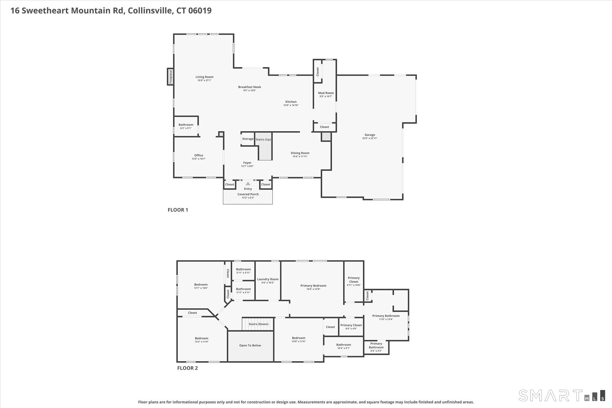 16 Sweetheart Mountain Road Canton, CT 06019 - Photo 40 of 40 a picture of floor plan