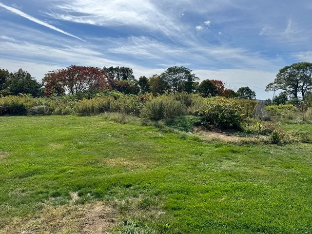 a view of an outdoor space and a yard