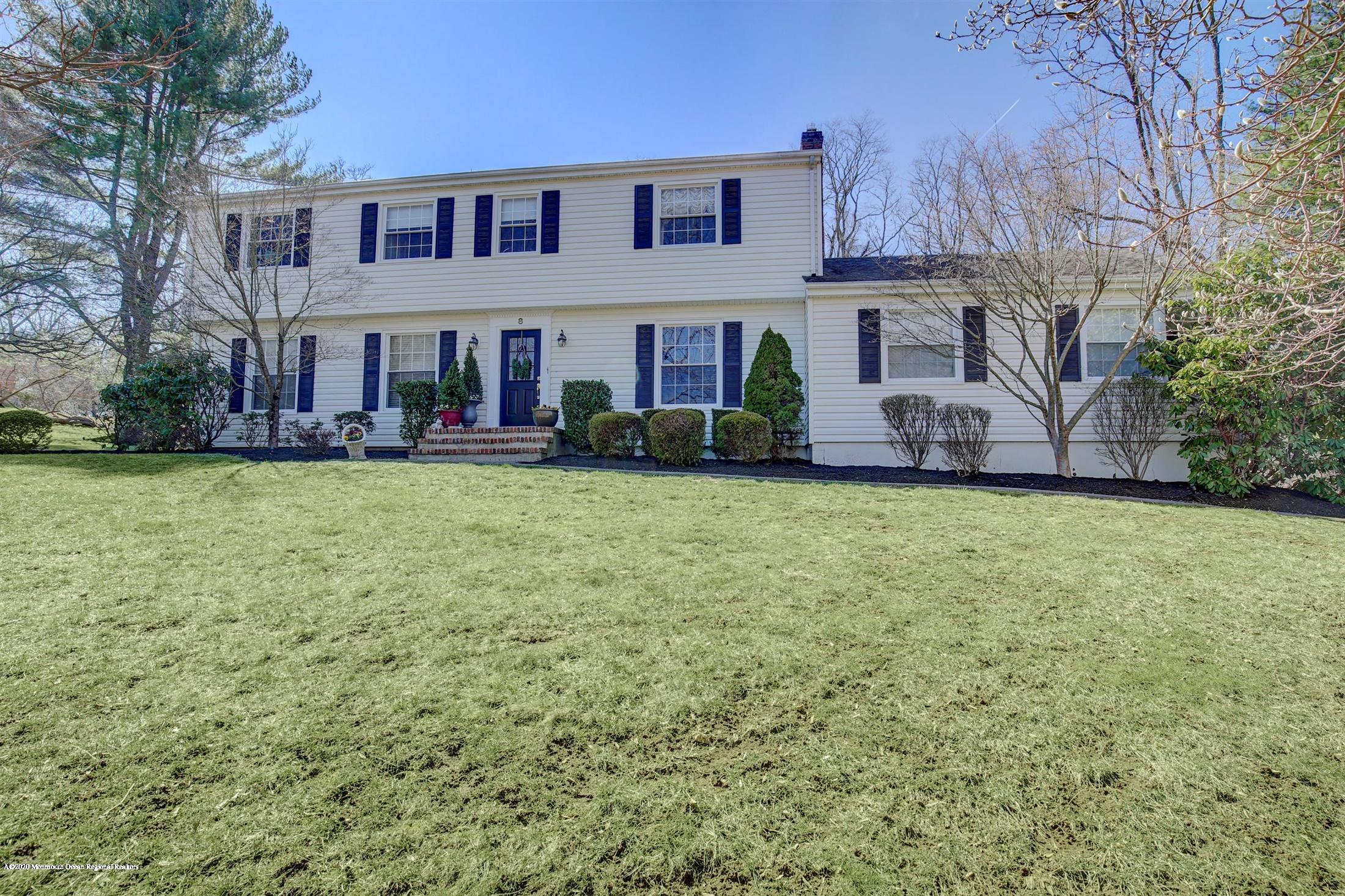 8 Woodhollow Road Colts Neck, NJ 07722 - Photo 2 of 37 02-Front of Home