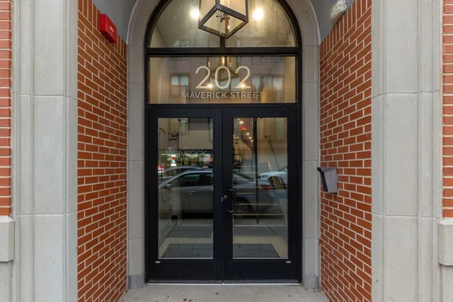 a view of a entryway door front of house