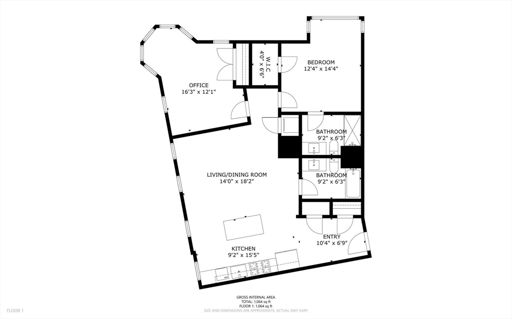 202 Maverick Street, Unit 301 Boston, MA 02128 - Photo 27 of 28 a picture of floor plan