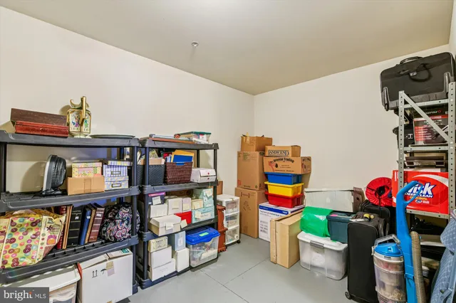 a view of a bike garage