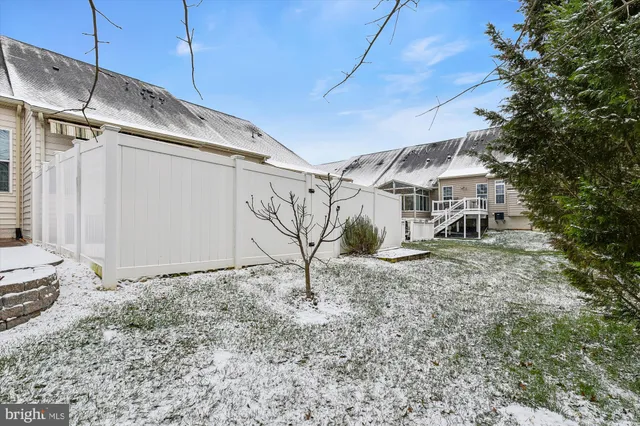 a backyard of a house