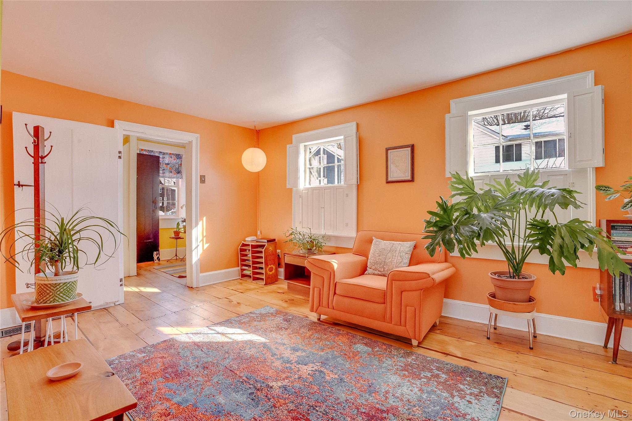 46 Union Street Montgomery, NY 12549 - Photo 9 of 38 a living room with furniture a dining table and a potted plant
