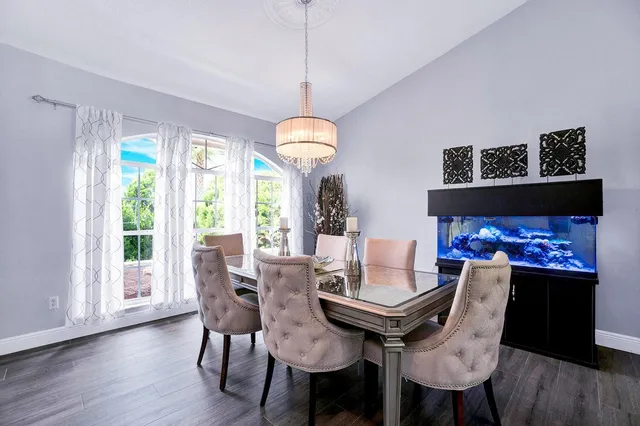 a bathroom with a sink vanity and a mirror