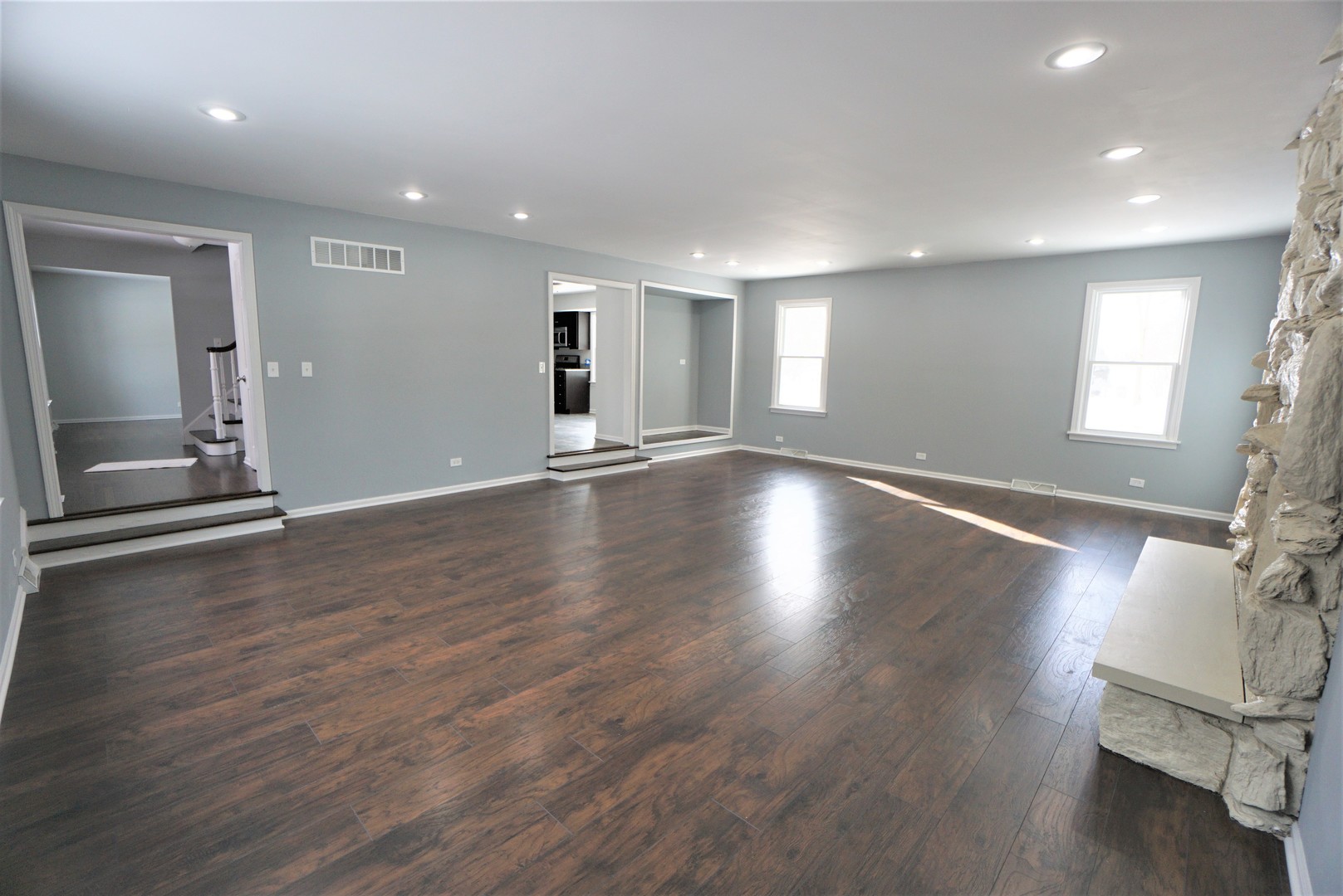2842 Scott Crescent Flossmoor, IL 60422 - Photo 5 of 43 an empty room with wooden floor and windows