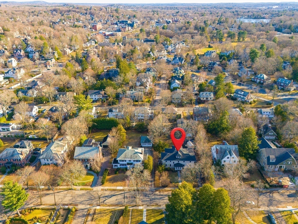 524 Ward Street Newton, MA 02459 - Photo 41 of 42 an aerial view of a houses with city view