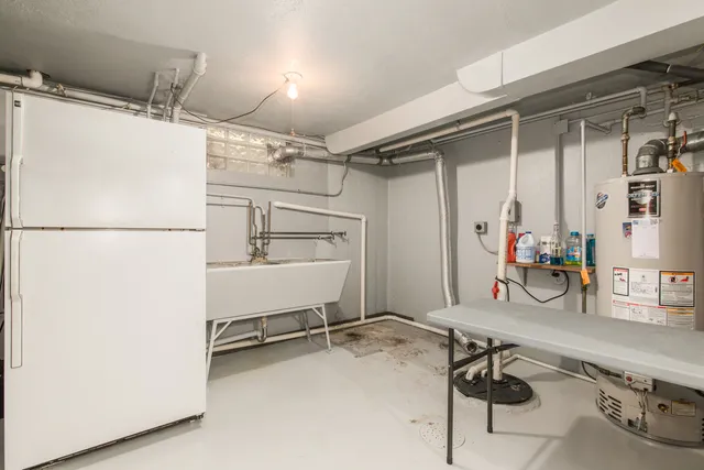 a room with gym equipment