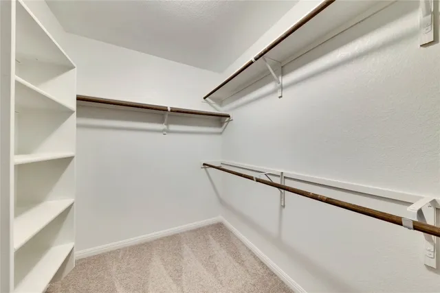 a view of walk in closet